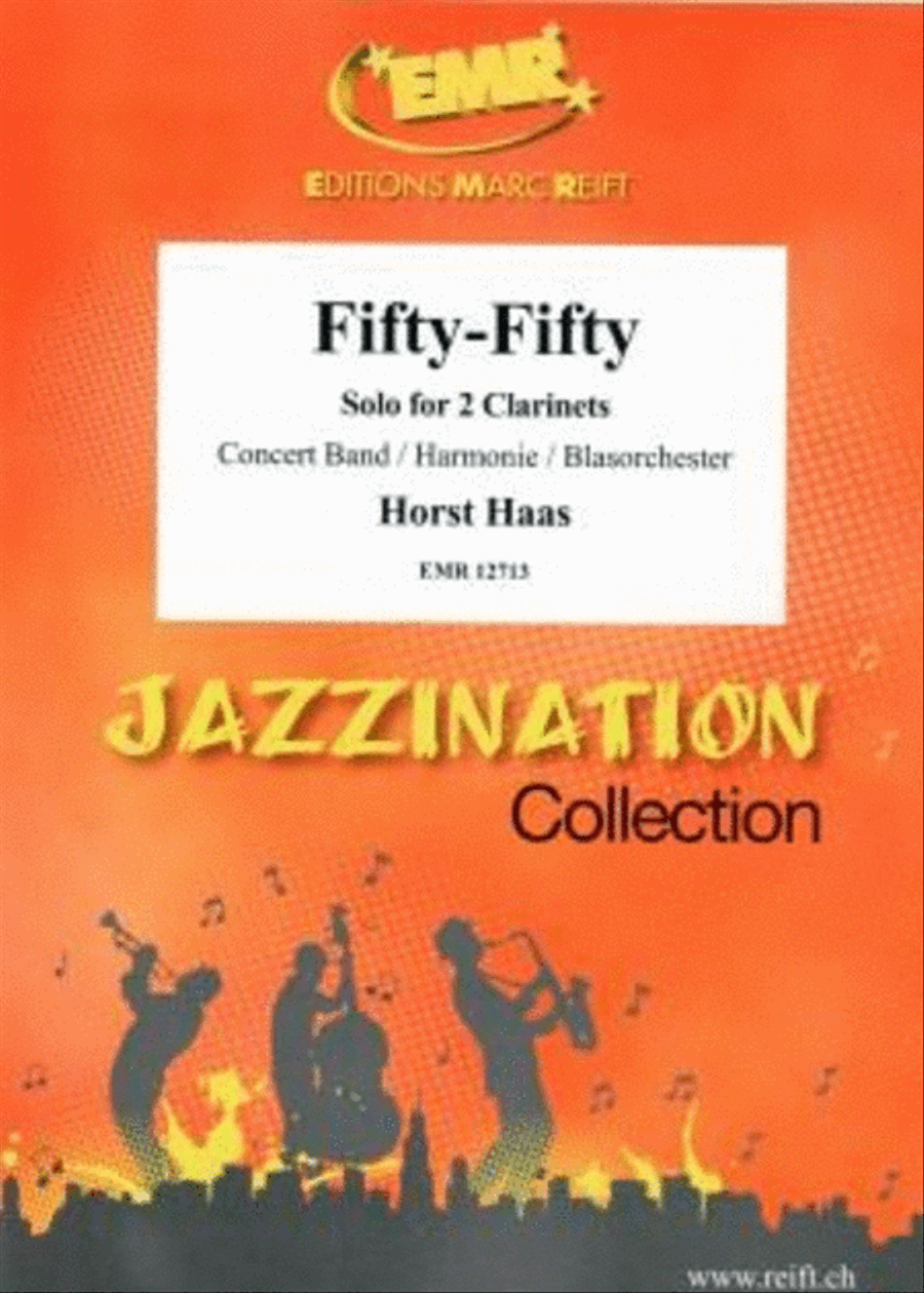 Fifty-Fifty Concert Band scores gallery preview page 1
