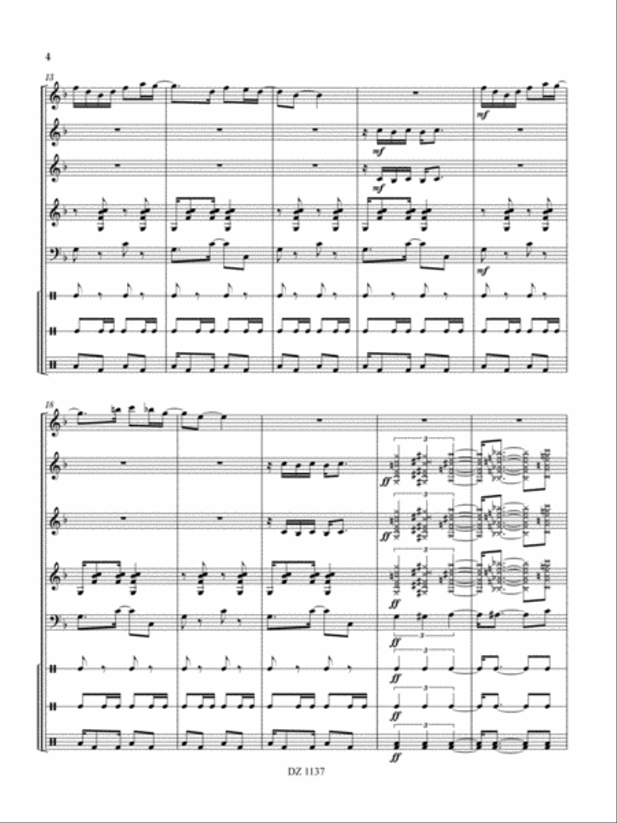 Cumbión Cumbión Guitar Ensemble scores gallery preview page 4