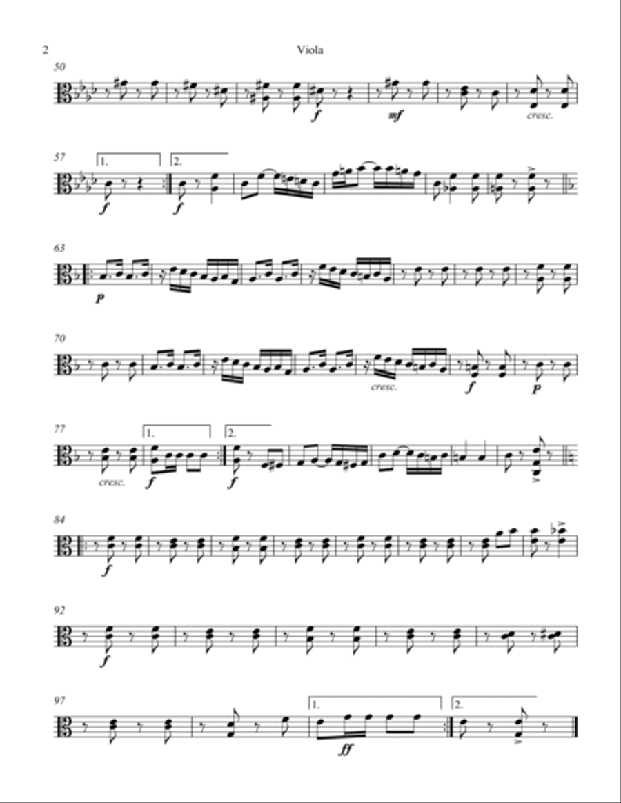 A Breeze from Alabama A Breeze from Alabama String Orchestra scores gallery preview page 6