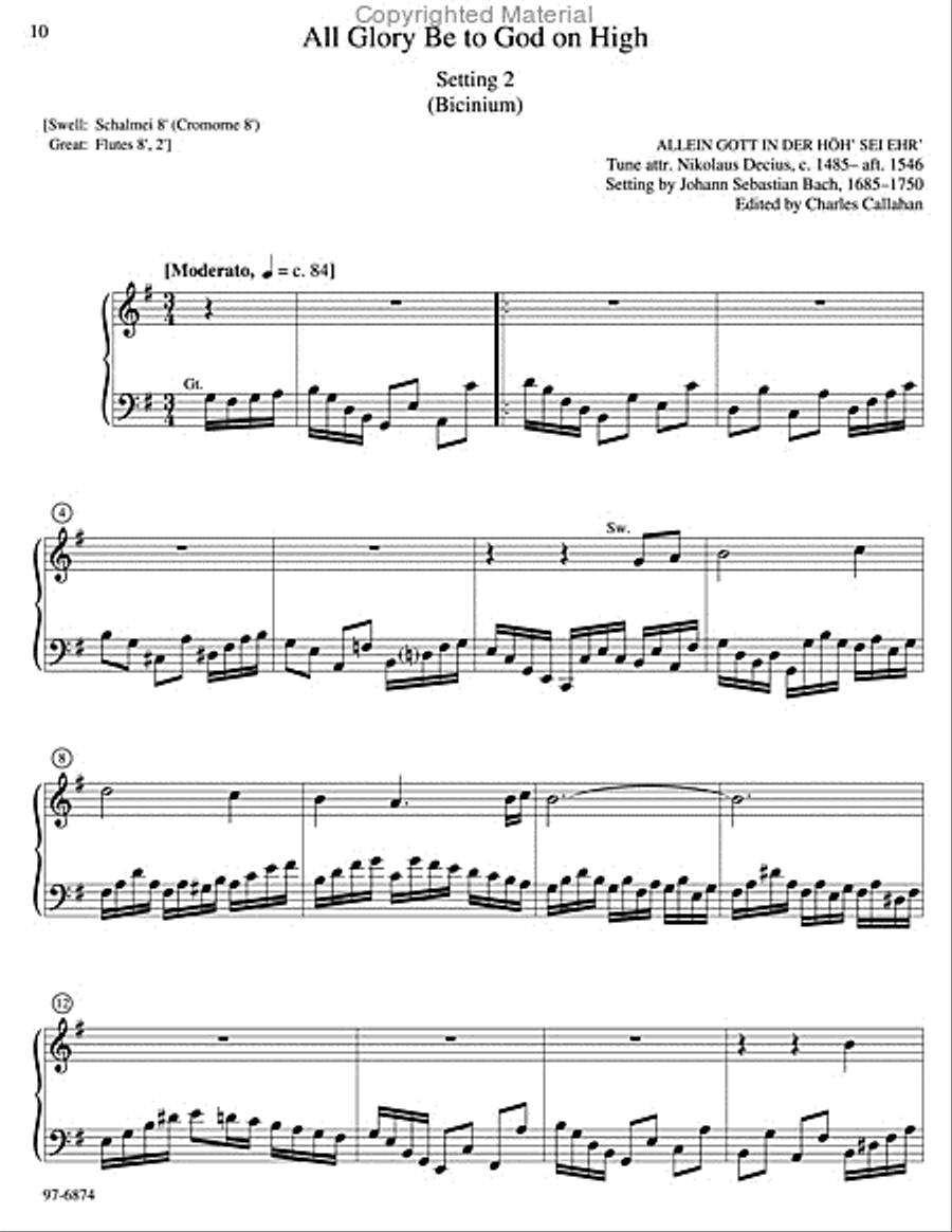 Chorale Preludes and Postludes for Manuals, Vol. 1 Organ scores gallery preview page 4
