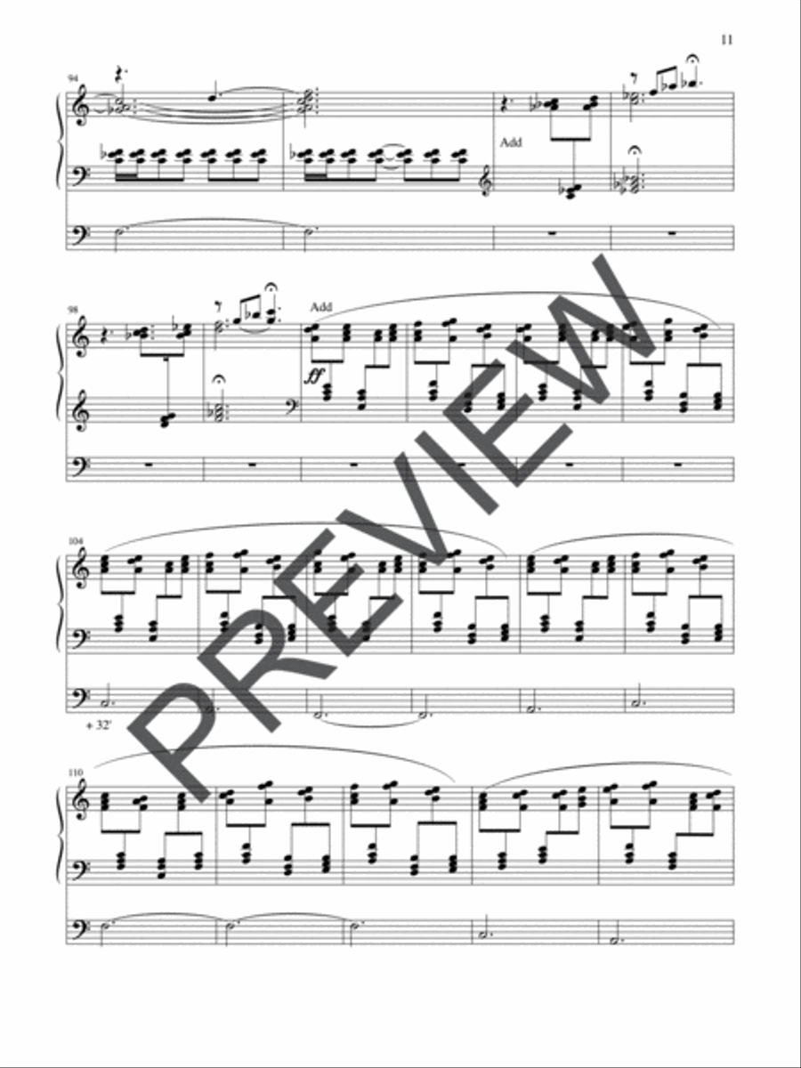 Liturgical Suite Organ scores gallery preview page 11