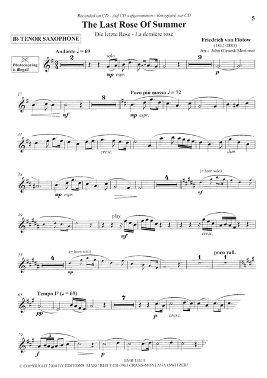 Play The 1st Tenor Sax With The Philharmonic Wind Orchestra Concert Band scores gallery preview page 6