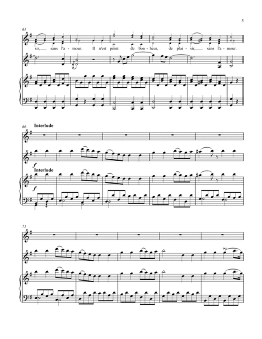 A quoi bon la richesse (aria from the opera Cendrillon) for Soprano, Violin, and Piano image number null