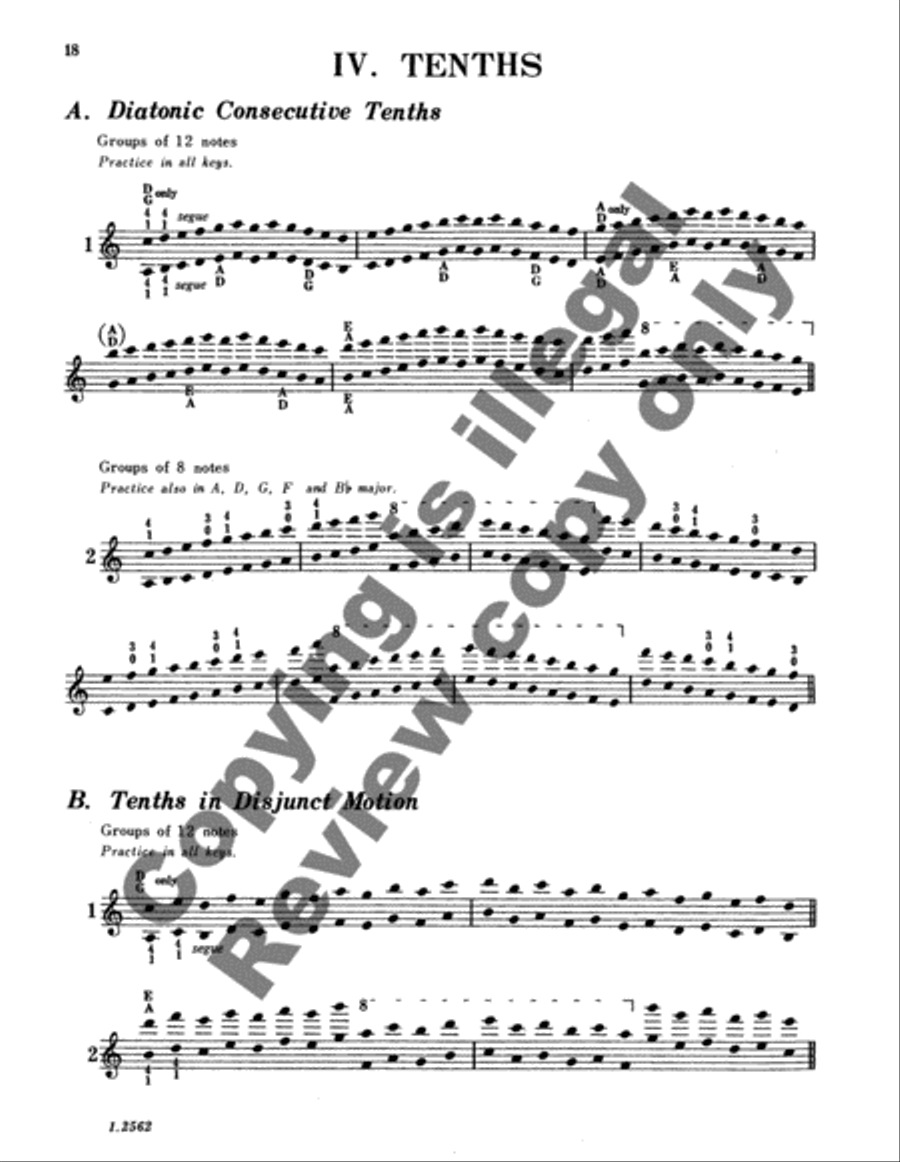 Contemporary Violin Technique, Volume 2 String Methods scores gallery preview page 11