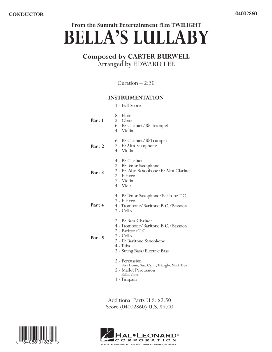 Bella's Lullaby (from 