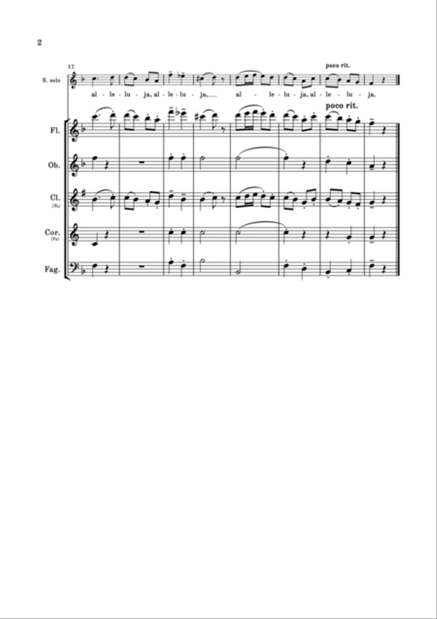 Alleluja by Mozart (excerpt from 