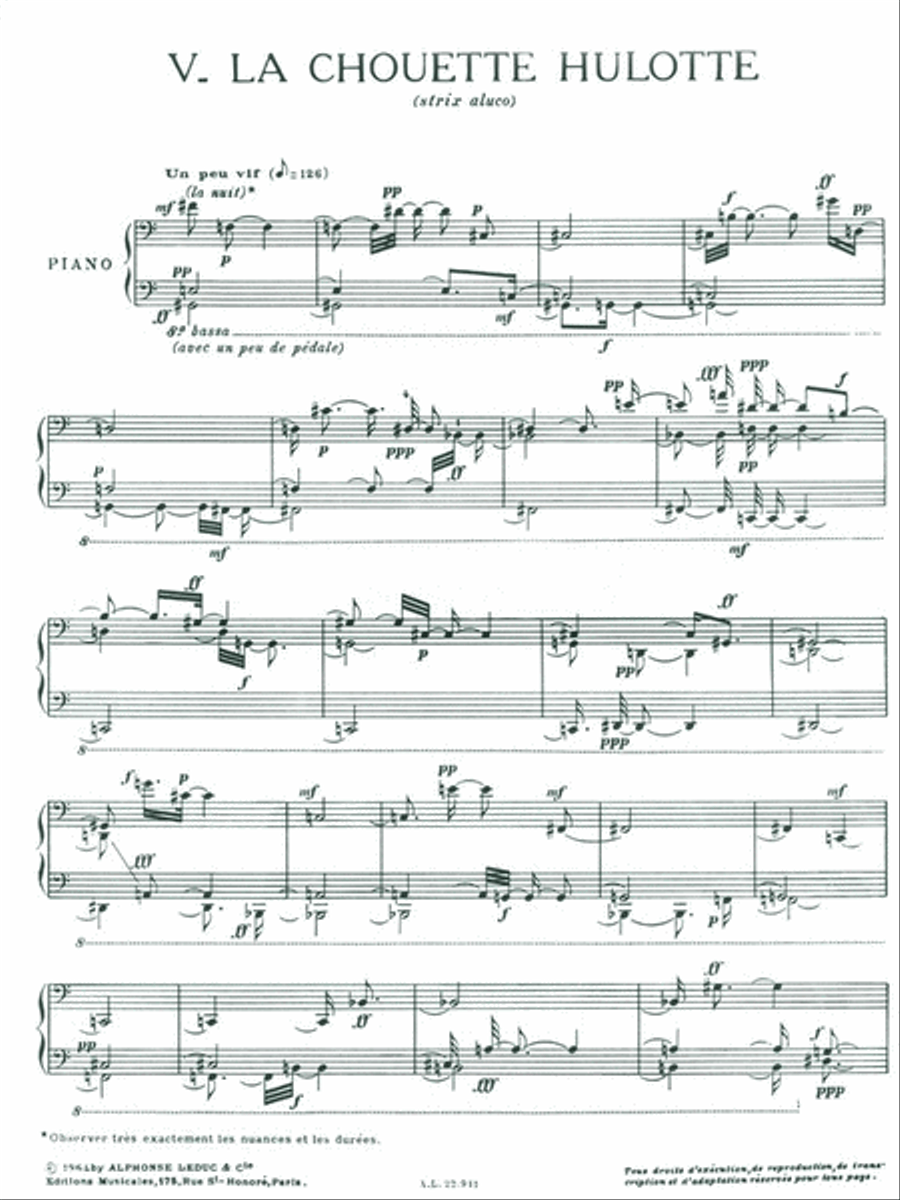 Catalogue of Birds (Catalogue d'Oiseaux) - Volume 3 Piano Solo scores gallery preview page 2
