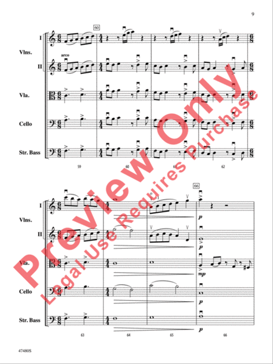 Primal Strings String Orchestra scores gallery preview page 10