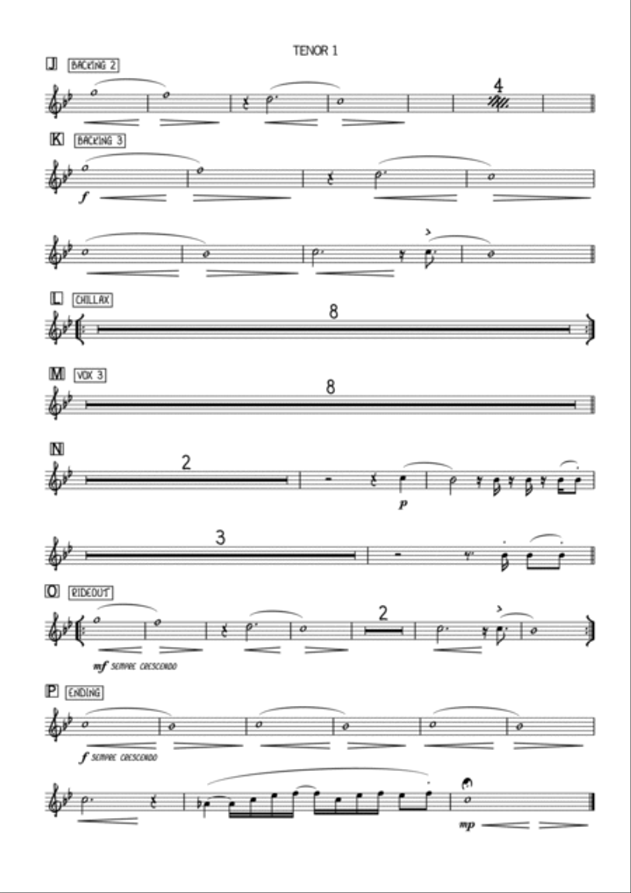Little Birdie Jazz Ensemble scores gallery preview page 6