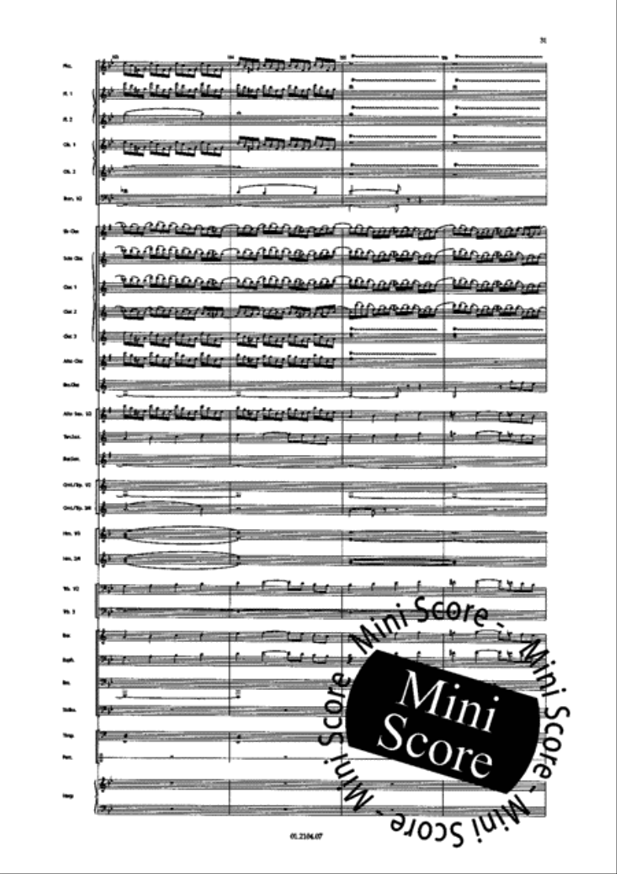 Die Meistersinger von Nurnberg Concert Band scores gallery preview page 35