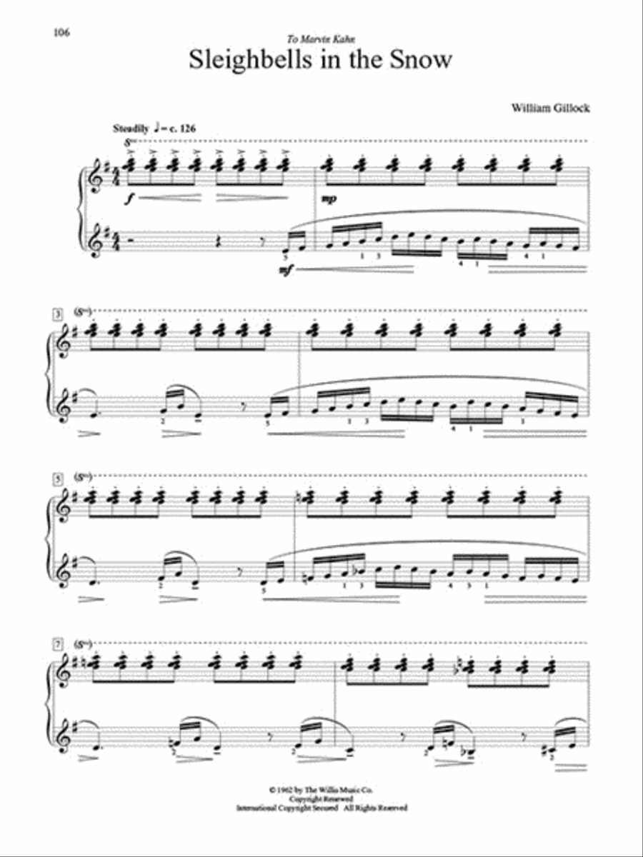 William Gillock Recital Collection Piano Solo scores gallery preview page 6