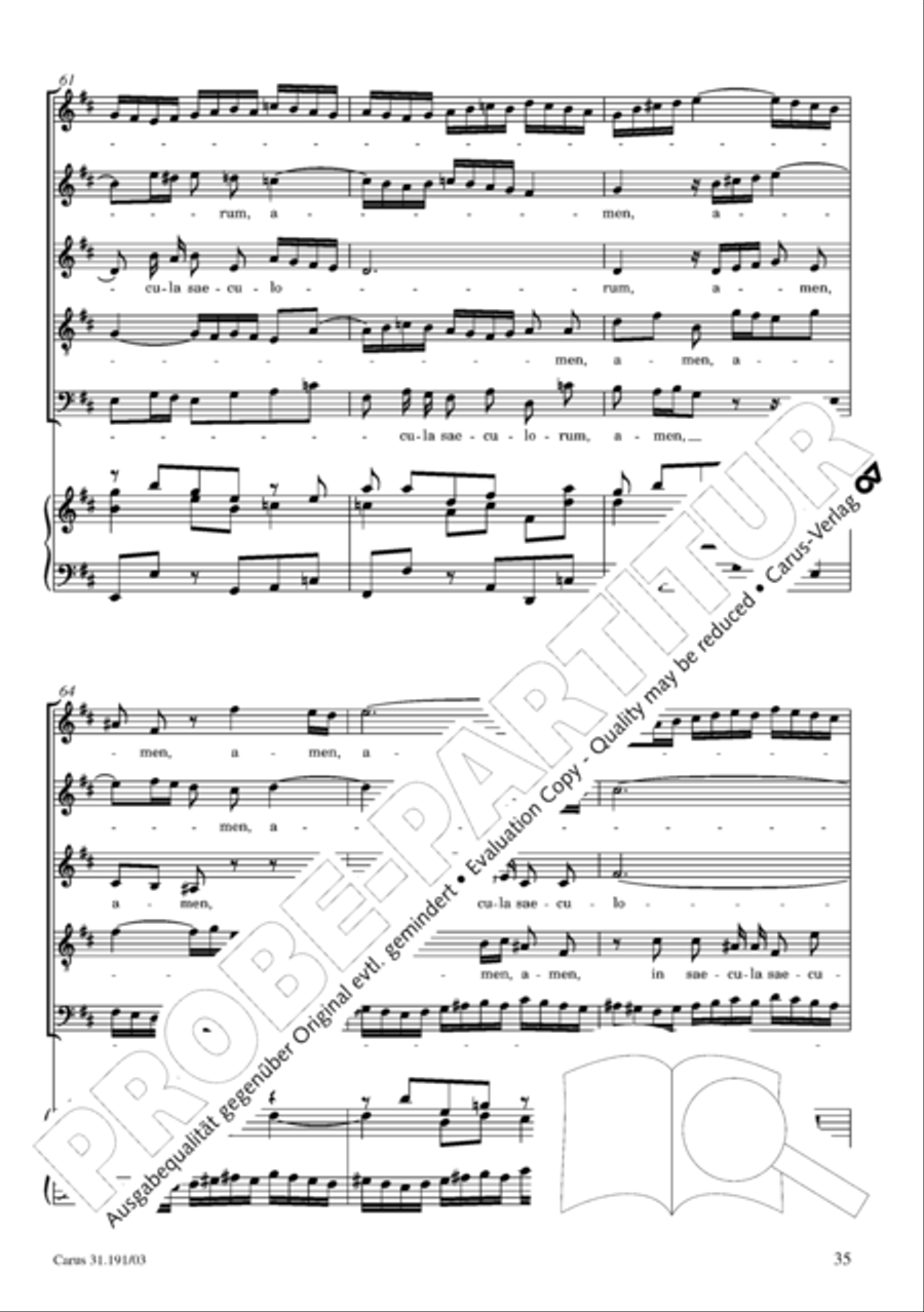 Gloria in excelsis Deo SSATB scores gallery preview page 36