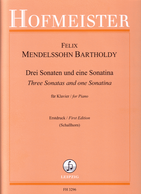 Sonaten fur Klavier (a-Moll, e-Moll, f-Moll, Sonatina Es-Dur)