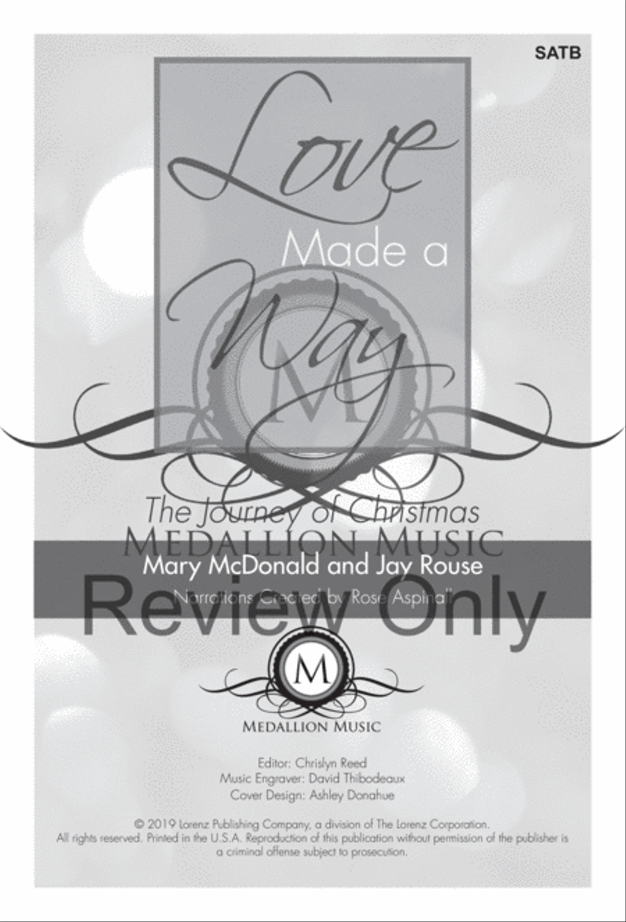 Love Made a Way - SATB with Performance CD 4-Part scores gallery preview page 2
