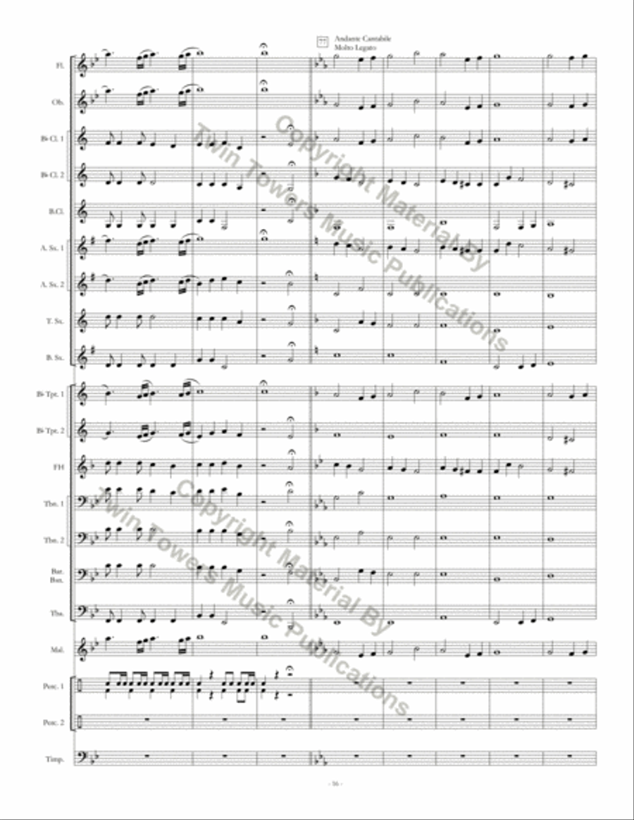 Soaring Eagles Soaring Eagles Concert Band scores gallery preview page 17