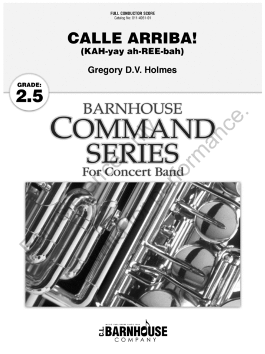 Calle Arriba! Concert Band scores gallery preview page 2