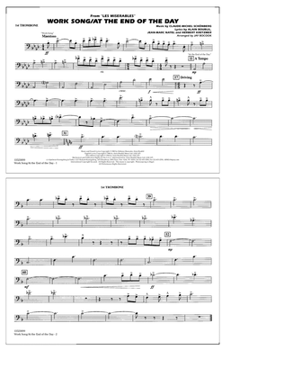 Work Song/At the End of the Day (Les Misérables) (arr. Jay Bocook) - 1st Trombone