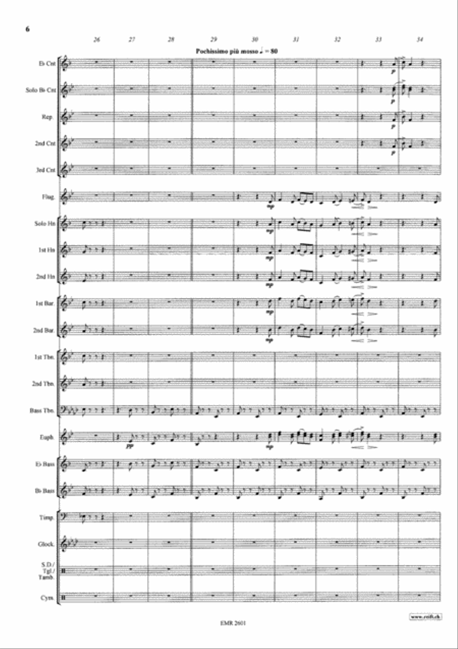 Capriccio Italien Capriccio Italien Brass Band scores gallery preview page 7