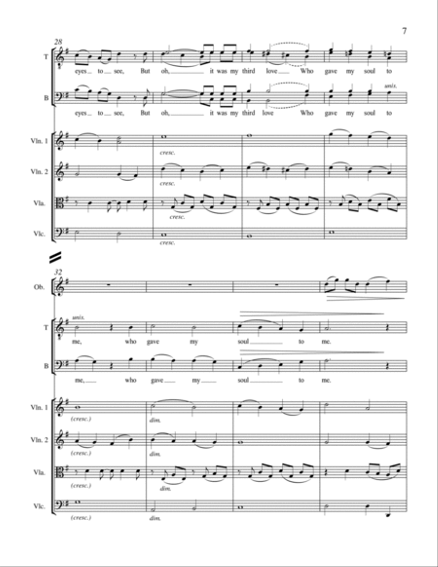 Who Gave My Soul to Me from For a Breath of Ecstasy Choir scores gallery preview page 5