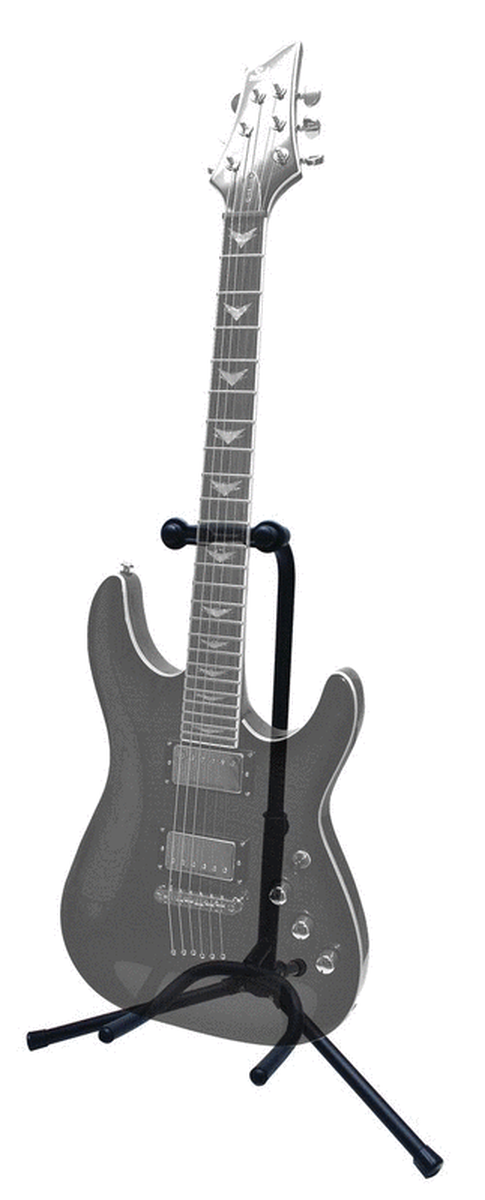 Rok-it Tubular Guitar Stand To Hold Electric Or Acoustic Guitars. Padded Body And Neck
