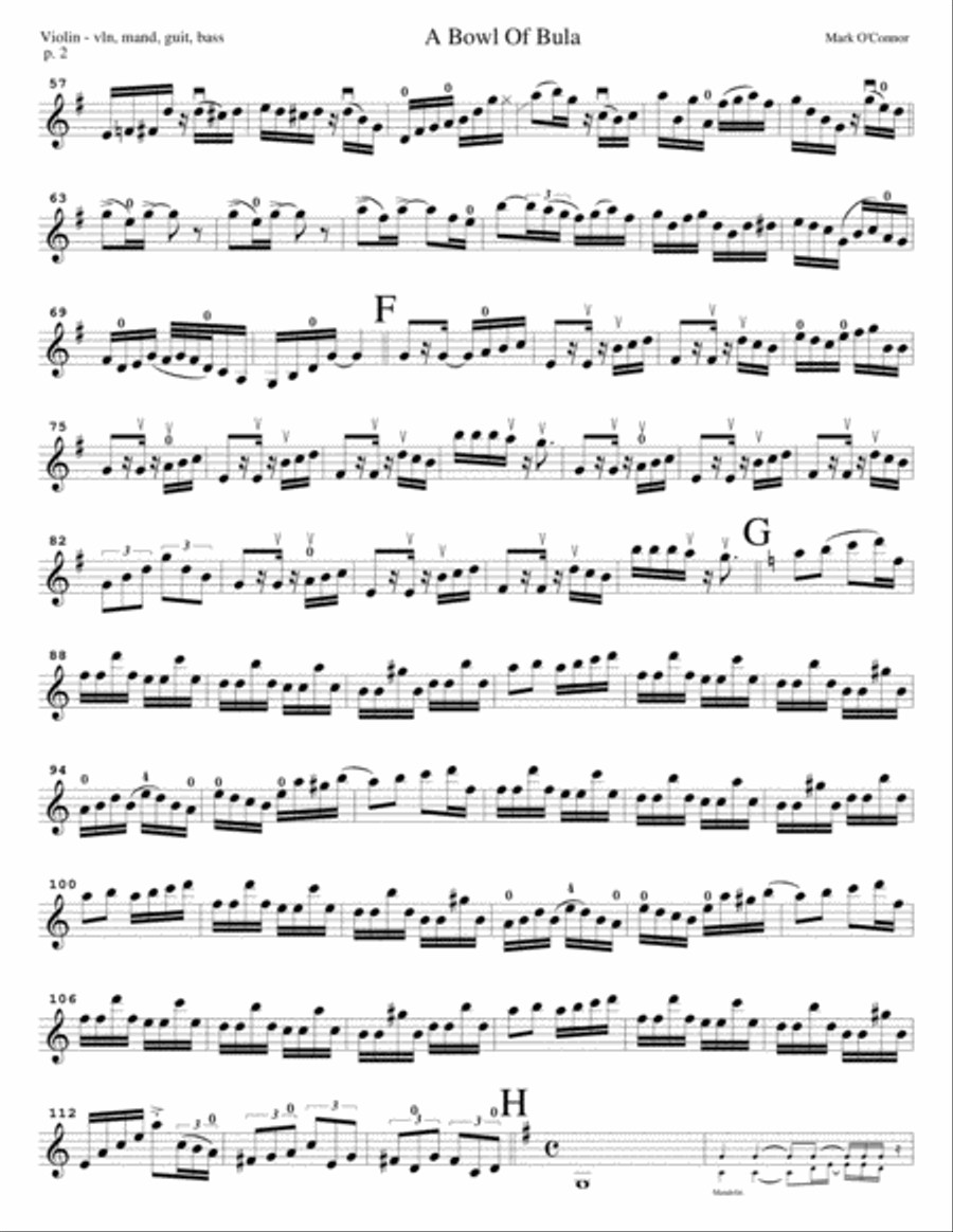 Thirty-Year Retrospective Collection (Violin Part – violin, mandolin, guitar, bass) Small Ensemble scores gallery preview page 5