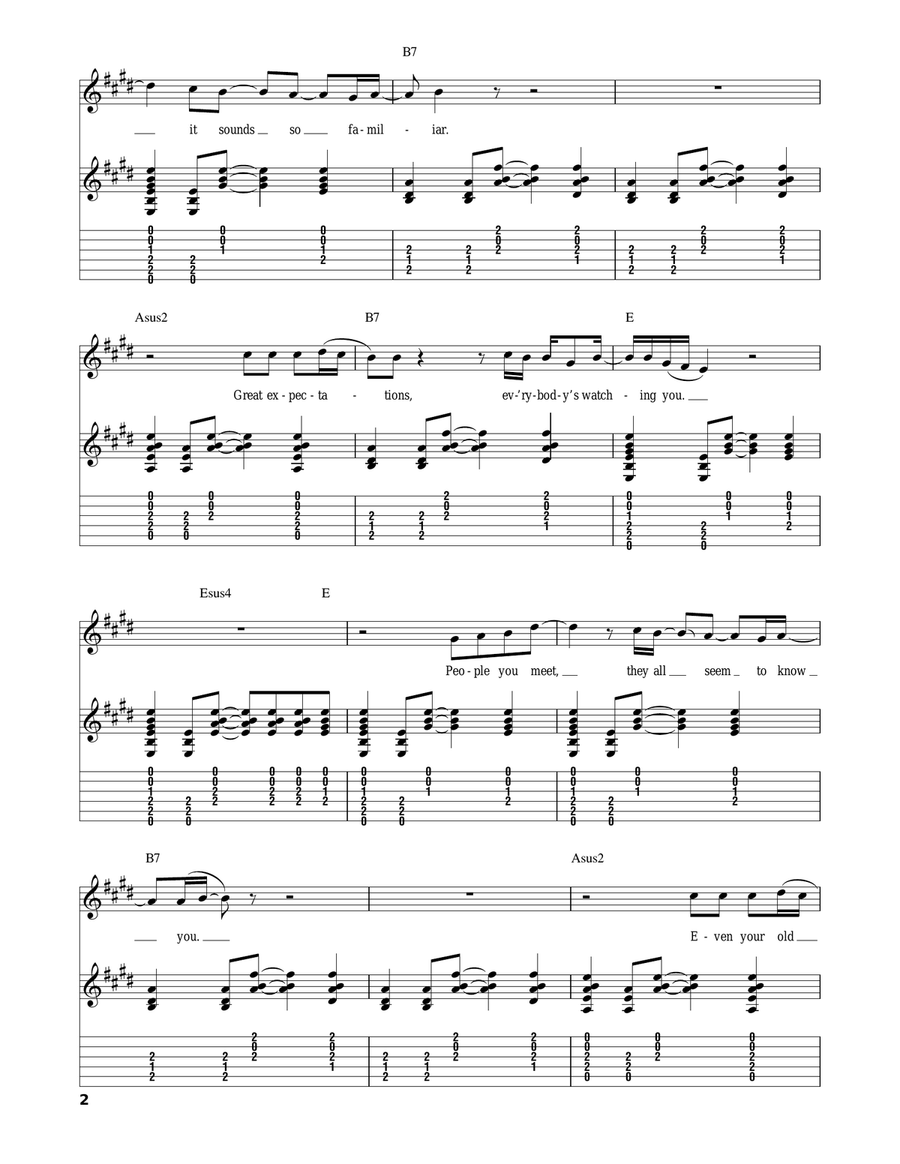 New Kid In Town Acoustic Guitar scores gallery preview page 2