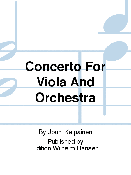 Concerto For Viola And Orchestra