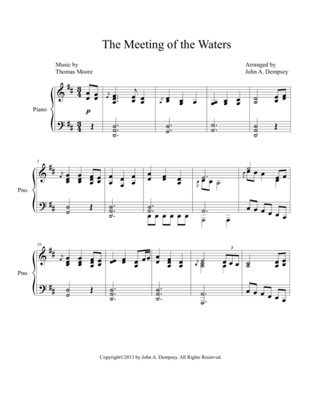 The Meeting of the Waters (Celtic Piano) image number null