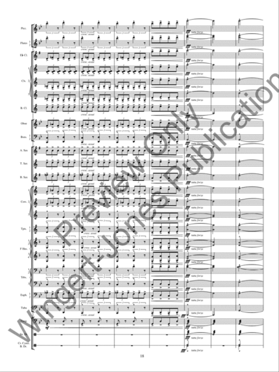 La Tregenda Concert Band scores gallery preview page 21