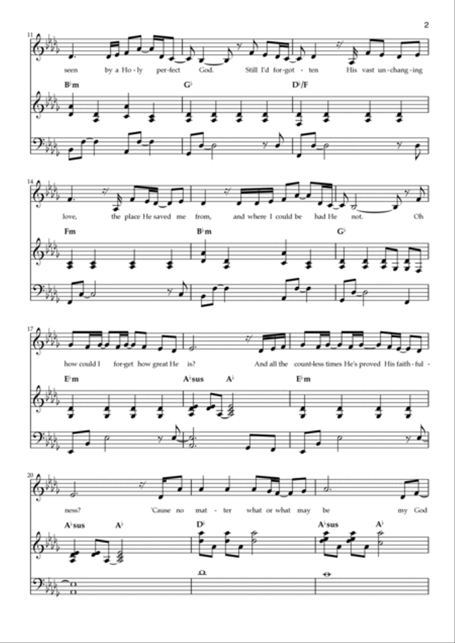 Amazing Grace (Nothing But Good) Piano, Vocal, Guitar scores gallery preview page 2