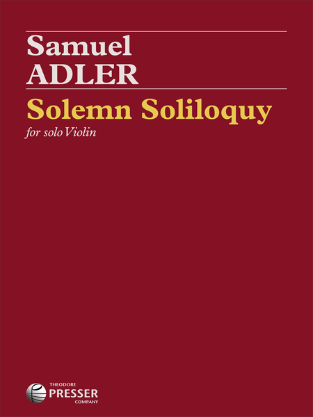 Solemn Soliloquy