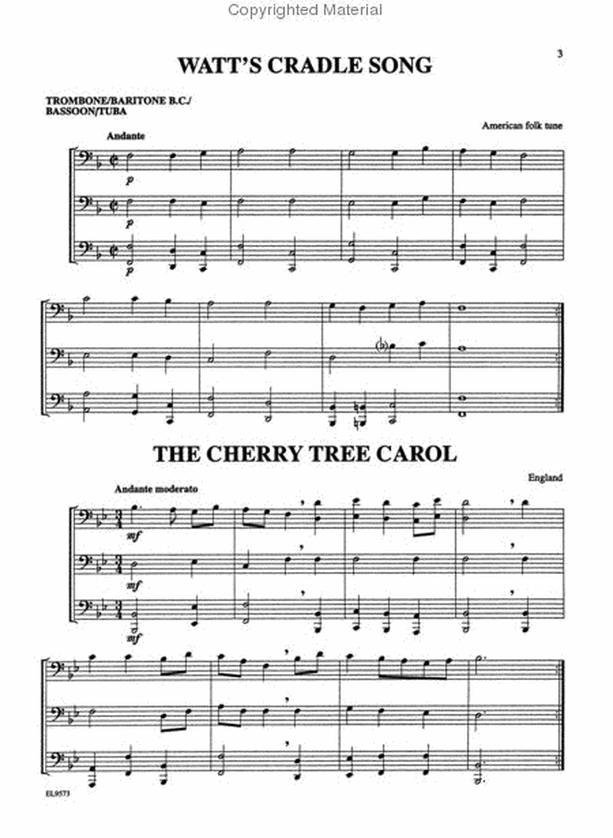 Christmas Trios For All (Trombone, Baritone B.C., Bassoon, Tuba)