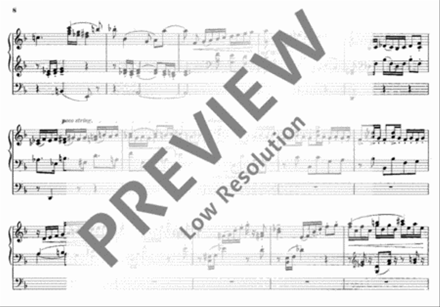 Chorale-Passacaglia Organ scores gallery preview page 9