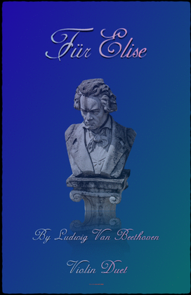 Book cover for Für Elise, Violin Duet