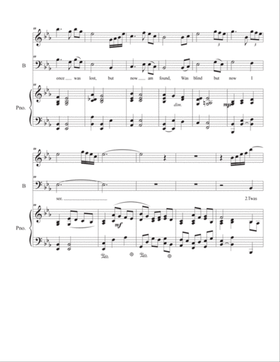 Amazing Grace Advanced Flute Solo Flute Solo scores gallery preview page 5