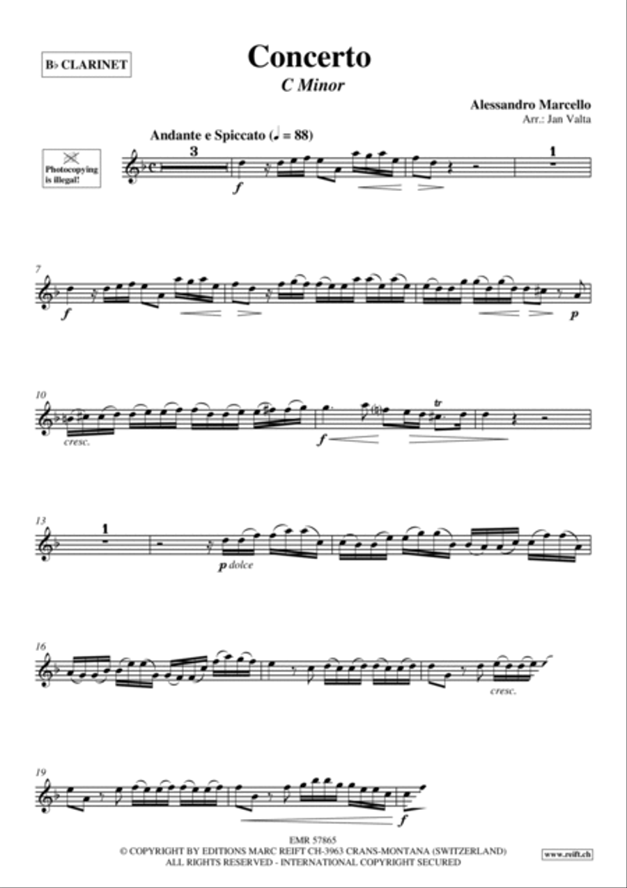 Concerto Concerto Clarinet Solo scores gallery preview page 3
