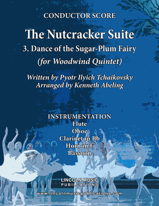 Book cover for The Nutcracker Suite - 3. Dance of the Sugar-Plum Fairy (for Woodwind Quintet)