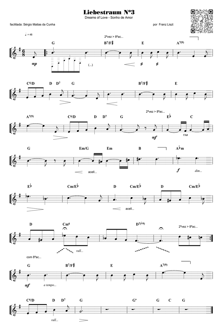 Liebestraum Nº3 Piano scores gallery preview page 1