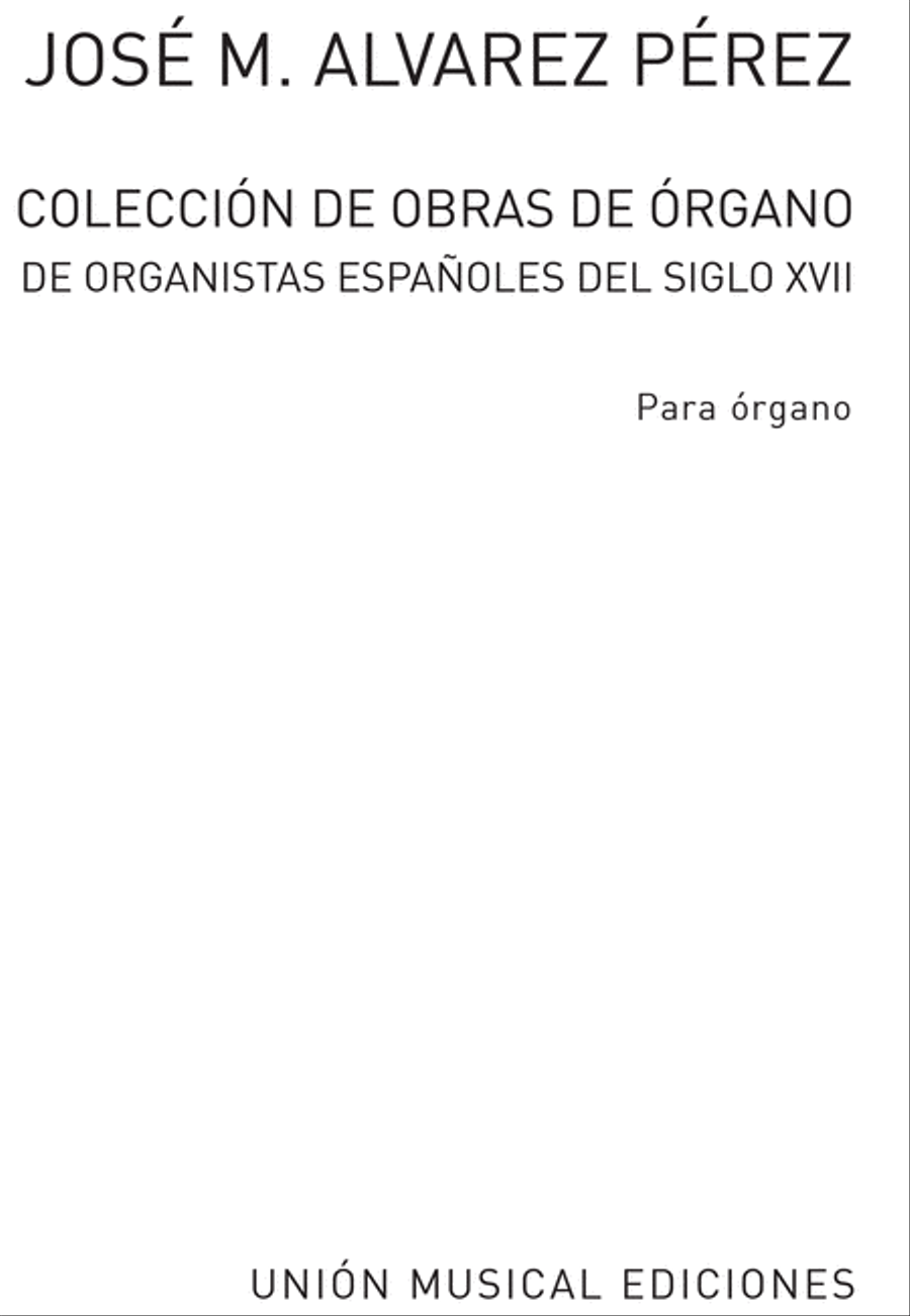 Colección De Obras De Órgano Organ scores gallery preview page 1