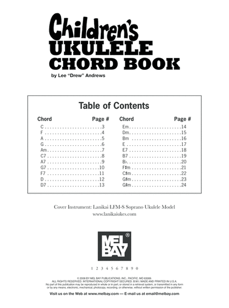 Children's Ukulele Chord Book
