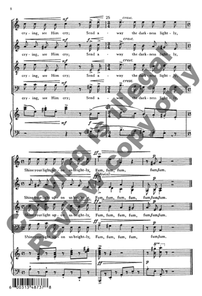 The Seven Joys of Christmas: 6. The Joy of Dance: Fum, fum, fum! (Choral Score)