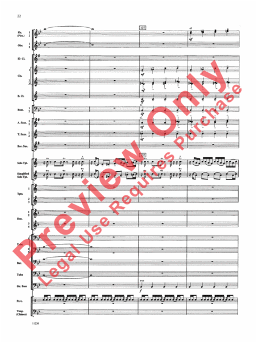 American Jazz Suite Concert Band scores gallery preview page 23