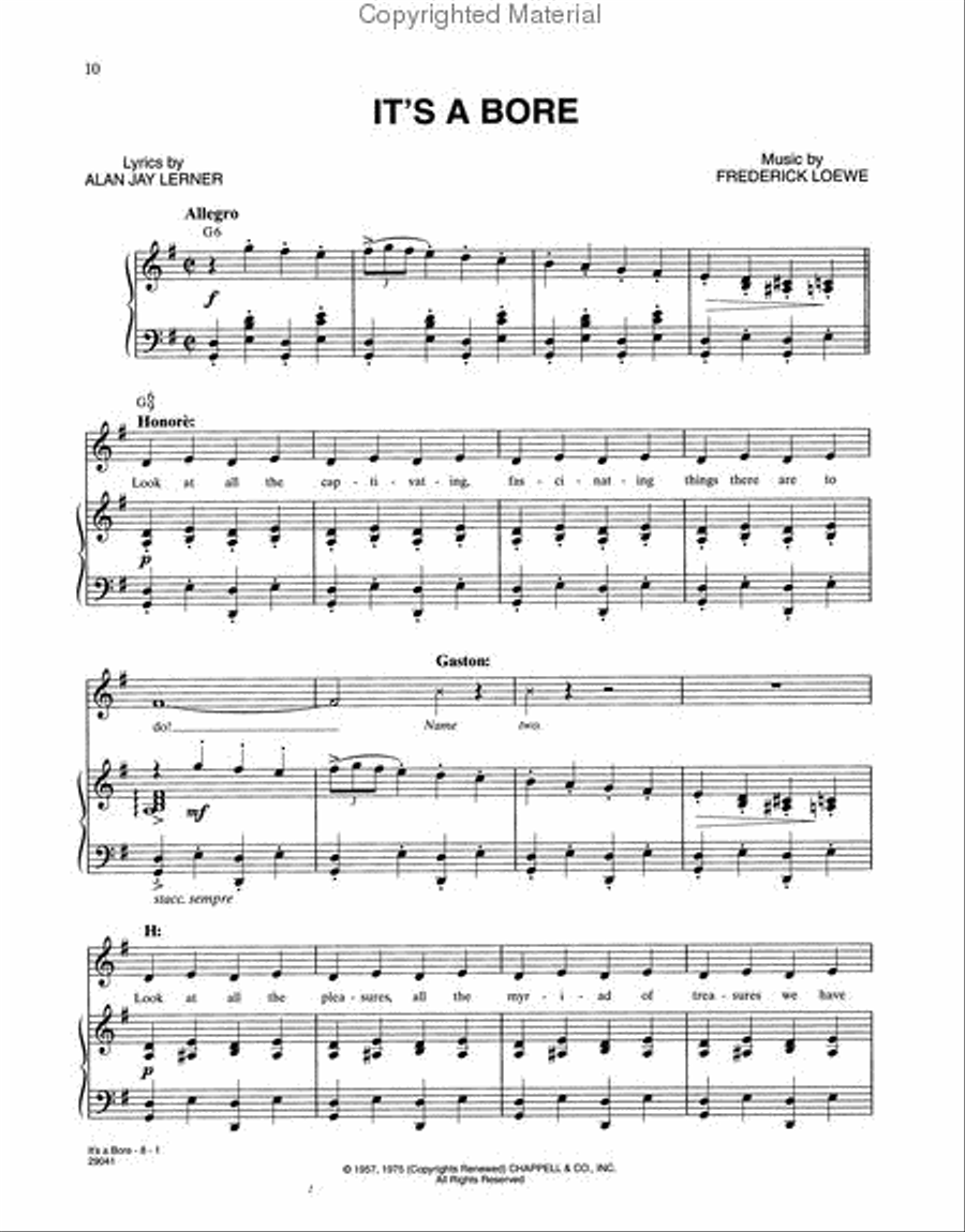 Gigi Gigi Piano, Vocal, Guitar scores gallery preview page 3