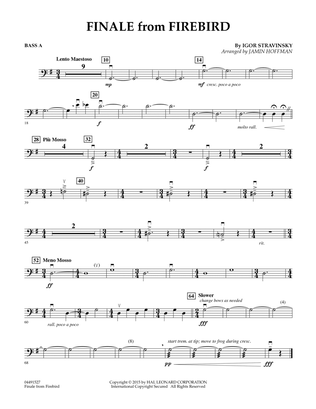 Finale from Firebird (arr. Jamin Hoffman) - Bass A