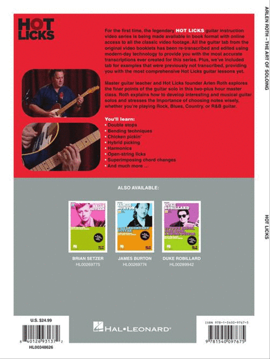 Arlen Roth – The Art of Soloing Guitar scores gallery preview page 7