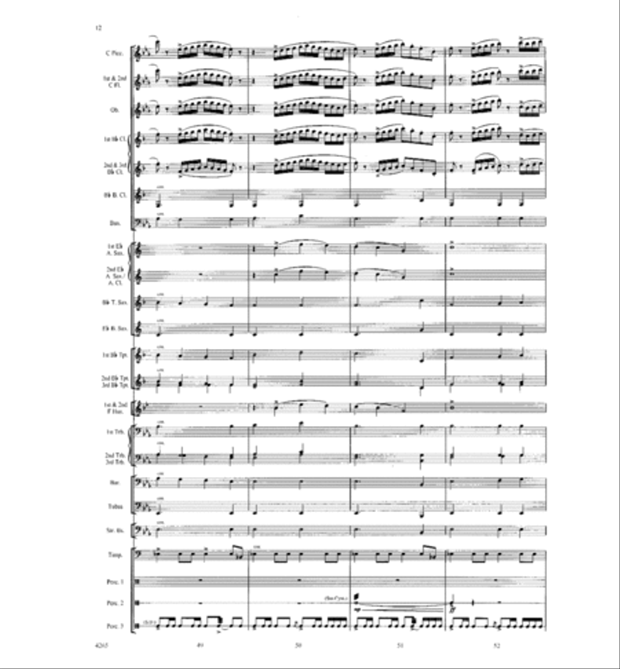 River of Life River of Life Concert Band scores gallery preview page 11