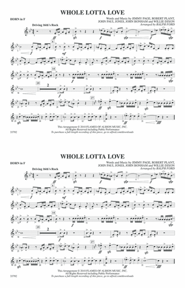Whole Lotta Love: 1st F Horn