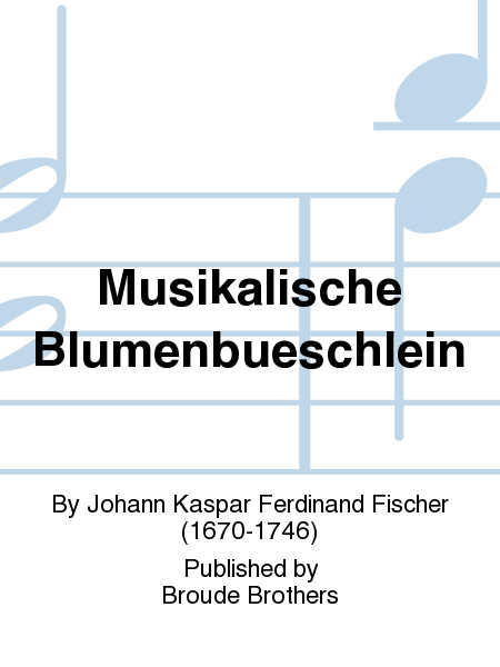 Musikalische Blumenbueschlein. PF 196