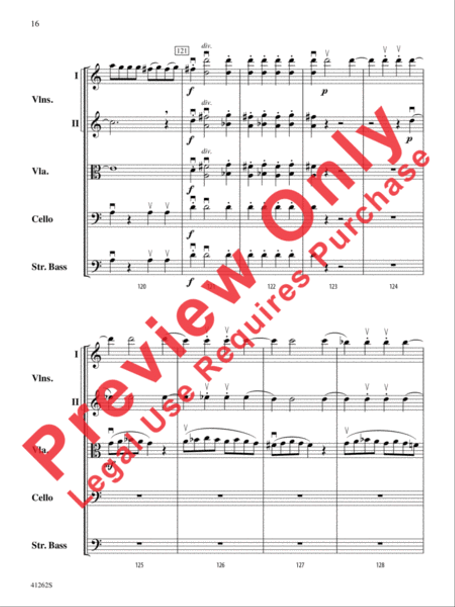 Cosi Fan Tutte String Orchestra scores gallery preview page 17