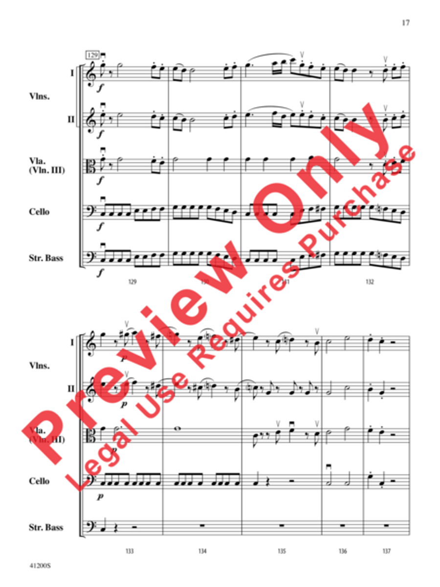 Allegro Molto Allegro Molto String Orchestra scores gallery preview page 18